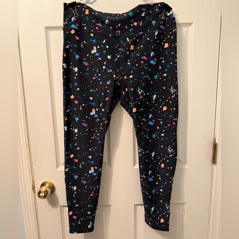 Fabletics Black Terrazzo Leggings